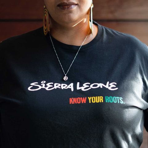 Sierra Leone  T-shirt -  "Know Your Roots" - African Ancestry