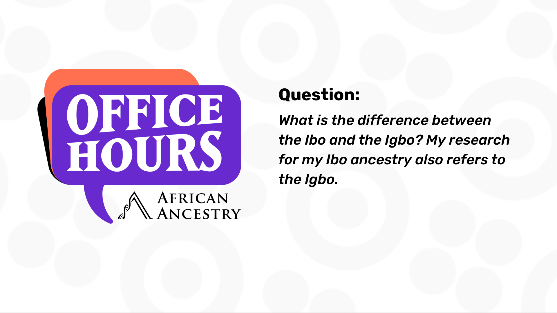 What is the difference between Igbo and Ibo?