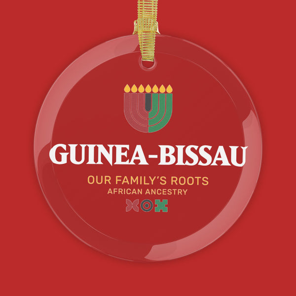 Guinea-Bissau Glass Ornament