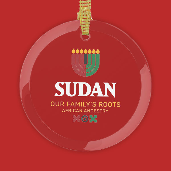 Sudan Glass Ornament