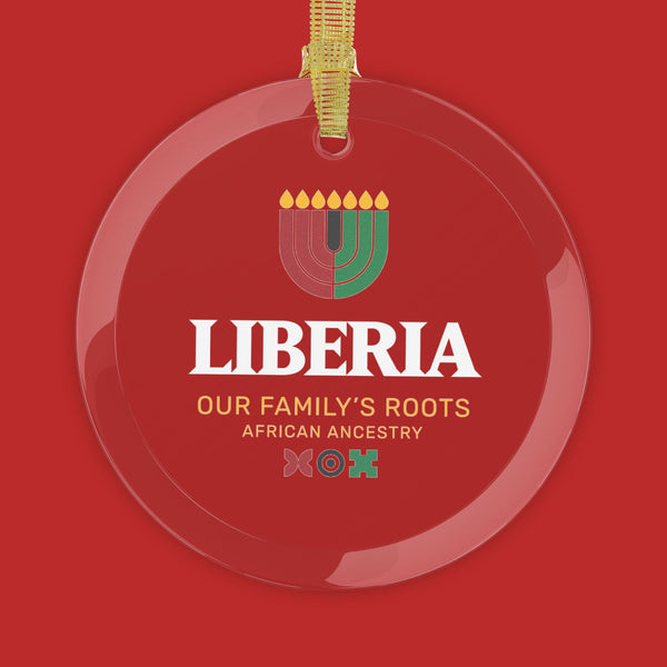 Liberia Glass Ornament