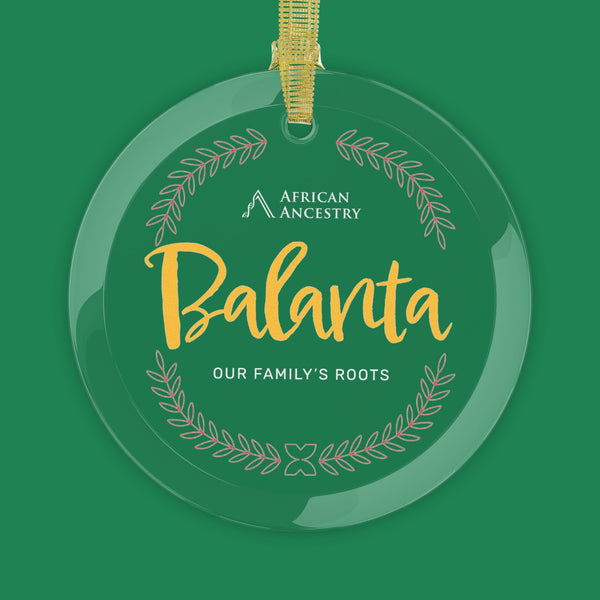 Balanta Glass Ornament